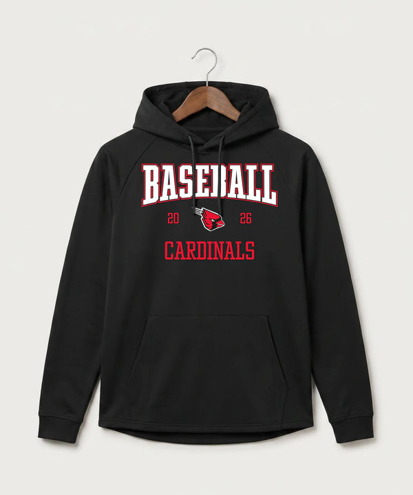Forreston Baseball - Black Hoodie - Full Front