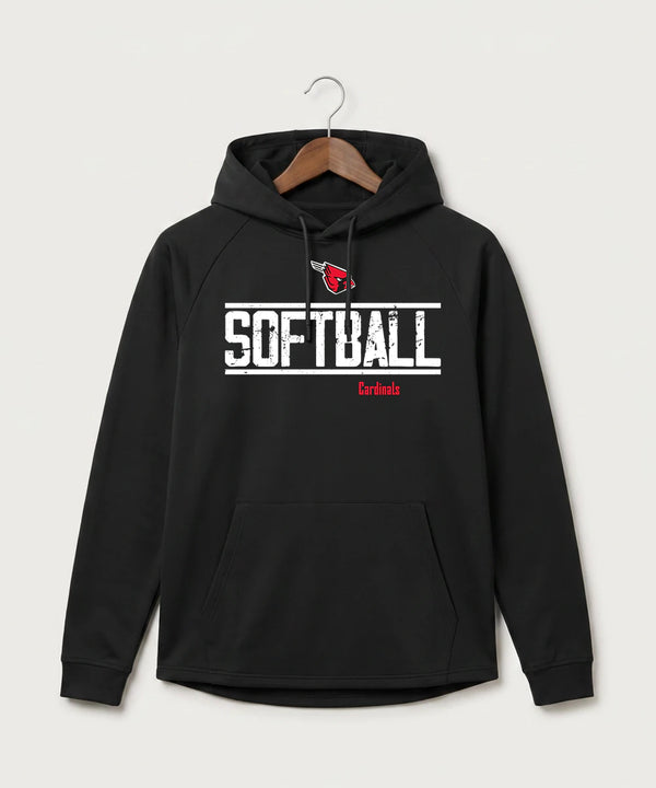 Forreston Softball - Black Hoodie - Full Front