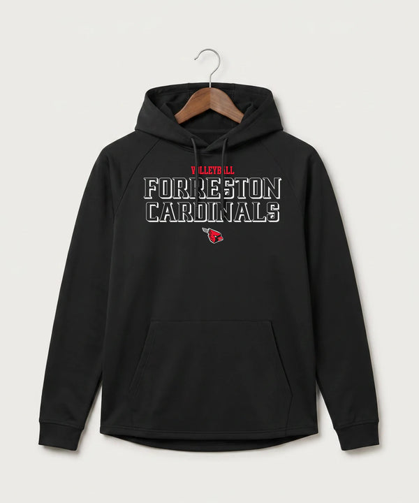 Forreston Volleyball - Black Hoodie - Full Front