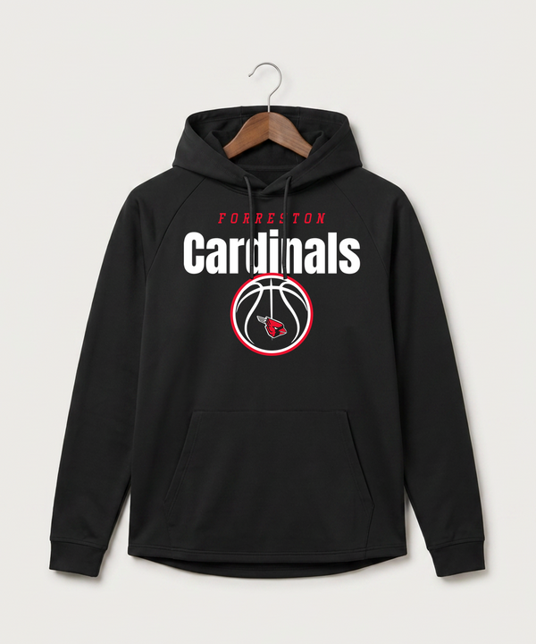 Forreston Basketball - Black Hoodie - Full Front