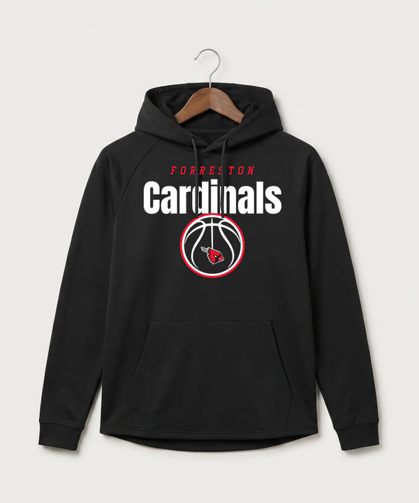 Forreston Basketball - Black Hoodie - Full Front