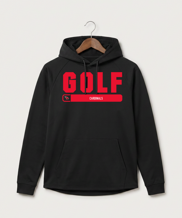 Forreston Golf - Black Hoodie - Full Front