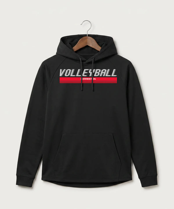Forreston Volleyball - Black Hoodie - Full Front