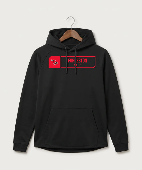 Forreston Golf - Black Hoodie - Full Front