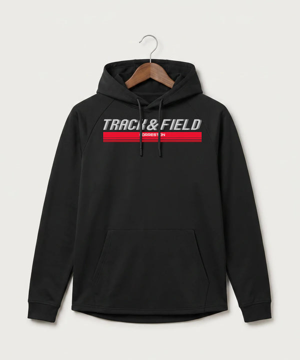 Forreston Track and Field - Black Hoodie - Full Front