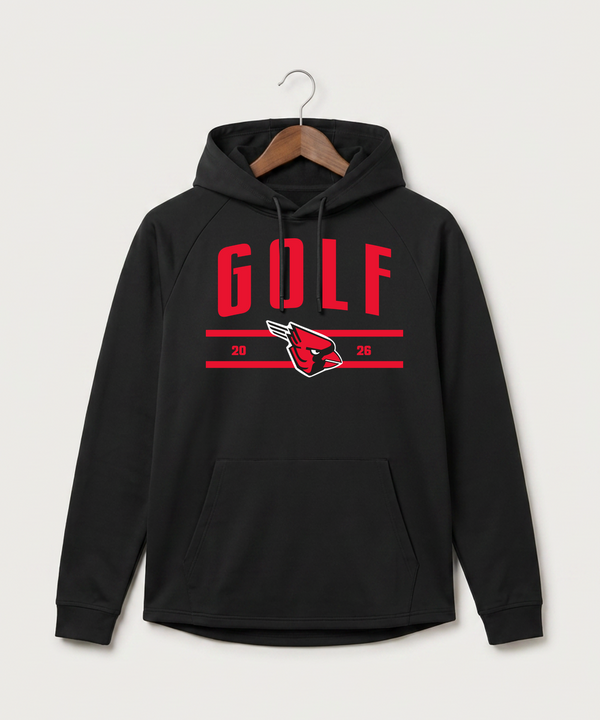 Forreston Golf - Black Hoodie - Full Front