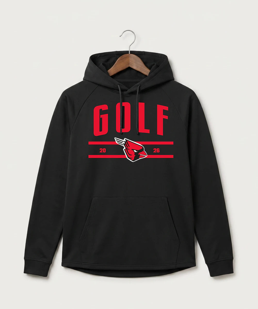 Forreston Golf - Black Hoodie - Full Front