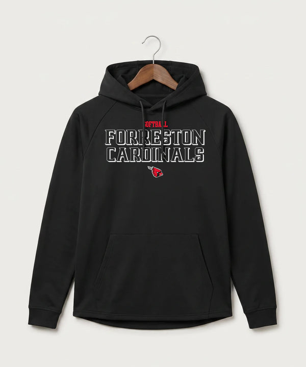 Forreston Softball - Black Hoodie - Full Front