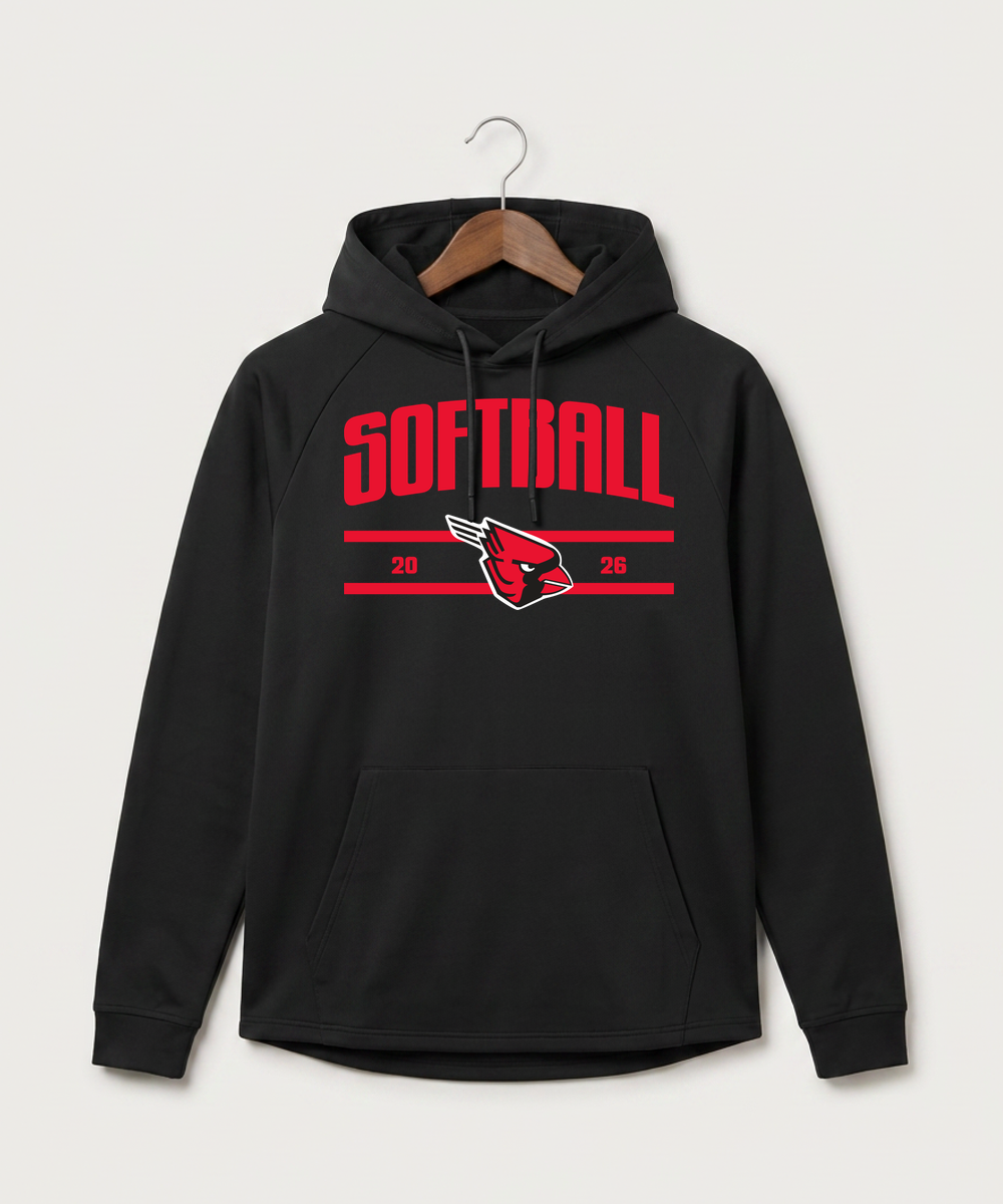 Forreston Softball - Black Hoodie - Full Front