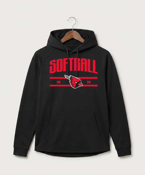 Forreston Softball - Black Hoodie - Full Front