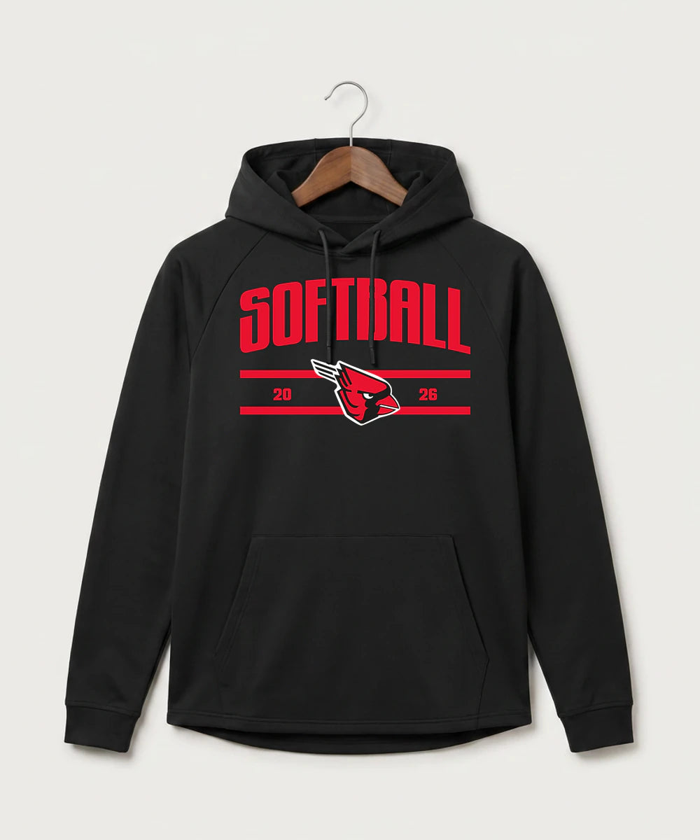 Forreston Softball - Black Hoodie - Full Front