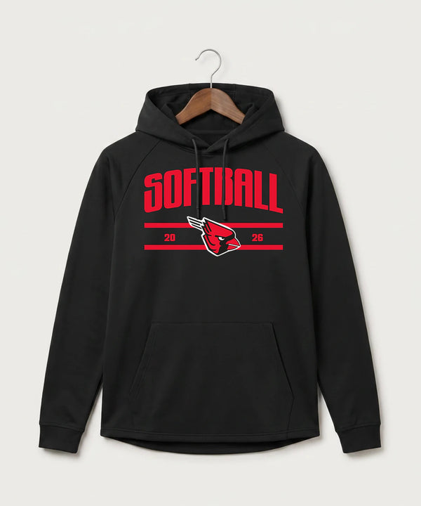 Forreston Softball - Black Hoodie - Full Front