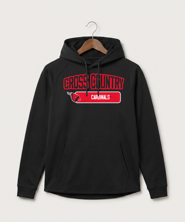 Forreston Cross Country - Black Hoodie - Full Front