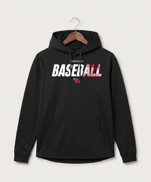 Forreston Baseball - Black Hoodie - Full Front