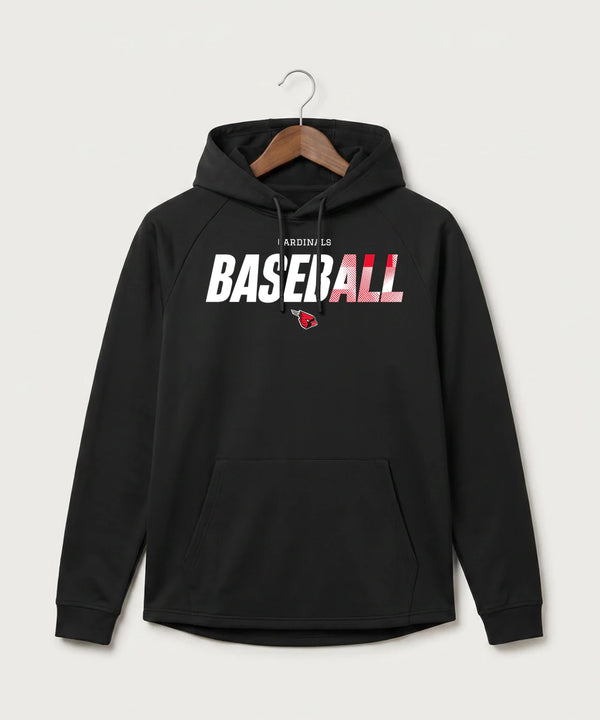 Forreston Baseball - Black Hoodie - Full Front