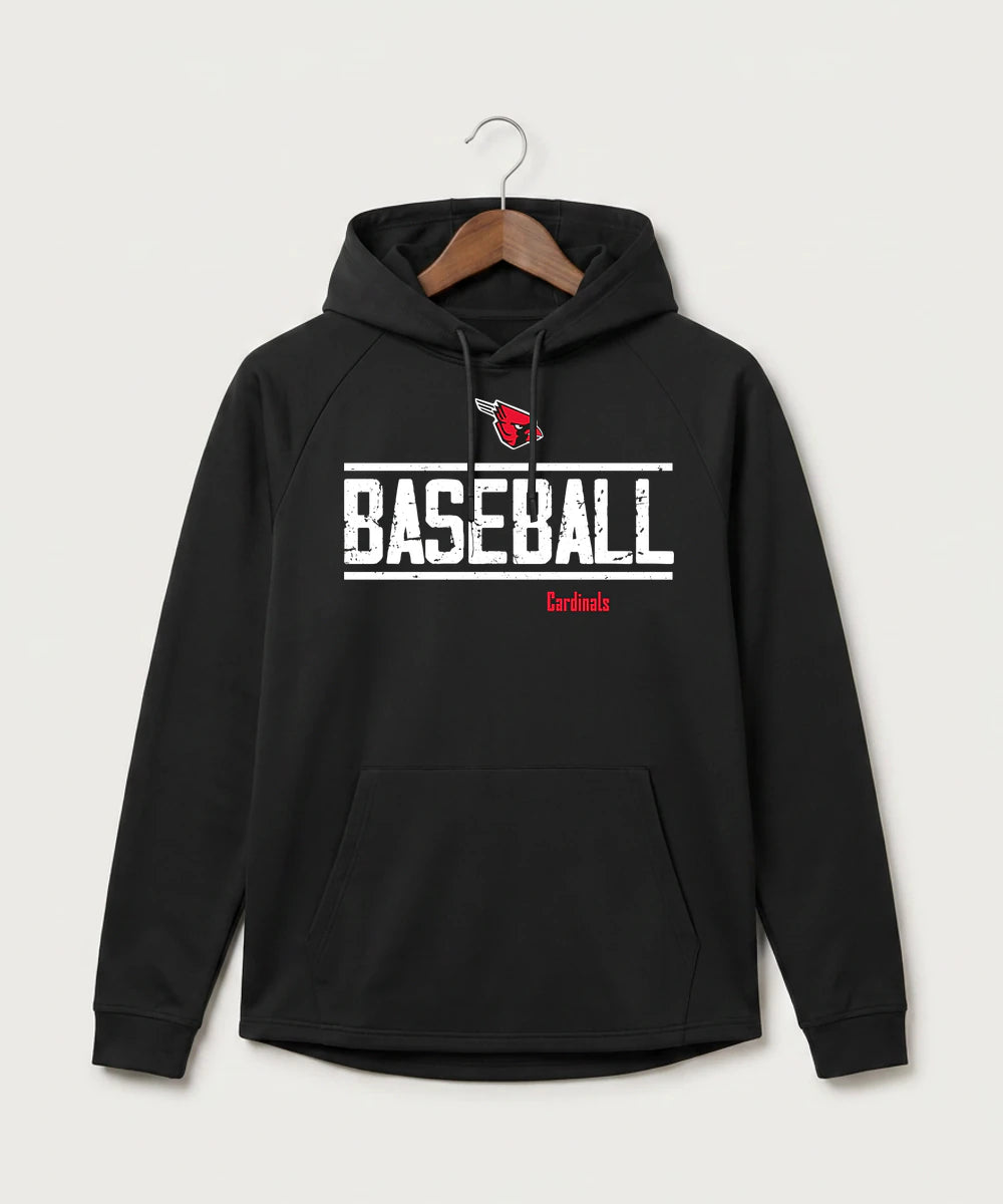 Forreston Baseball - Black Hoodie - Full Front