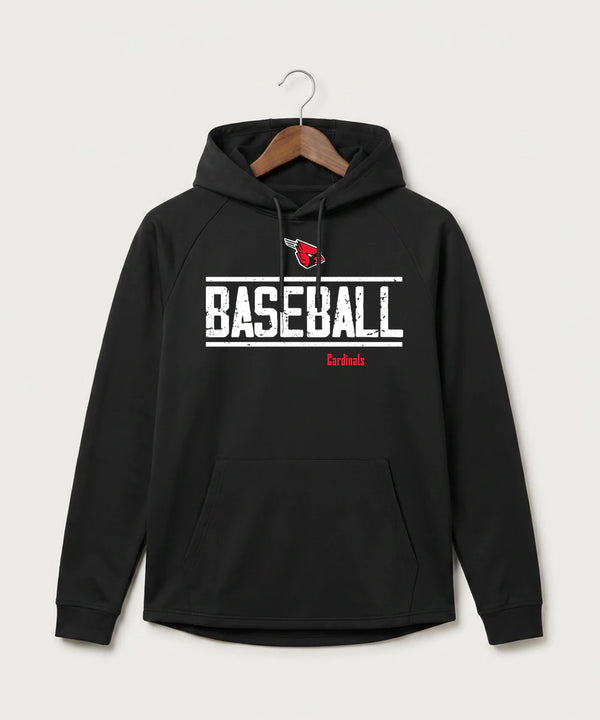 Forreston Baseball - Black Hoodie - Full Front