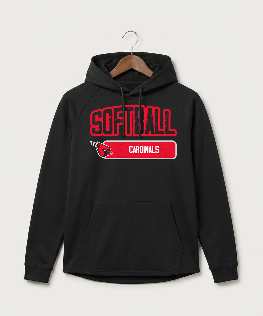 Forreston Softball - Black Hoodie - Full Front