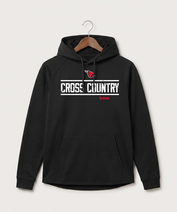 Forreston Cross Country - Black Hoodie - Full Front