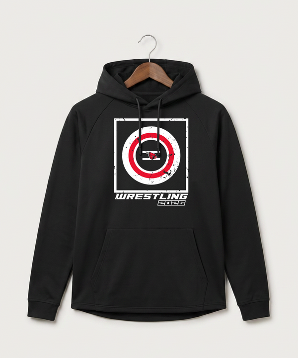 Forreston Wrestling - Black Hoodie - Full Front