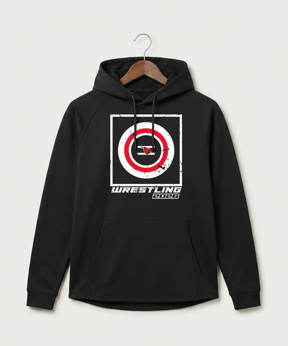 Forreston Wrestling - Black Hoodie - Full Front