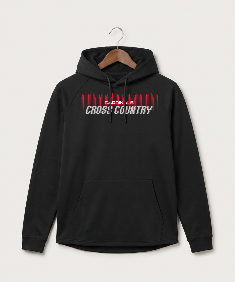 Forreston Cross Country - Black Hoodie - Full Front
