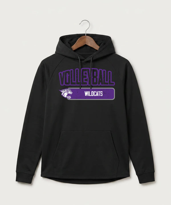 Goodhue High School Volleyball (Girls) - Black Hoodie - Full Front