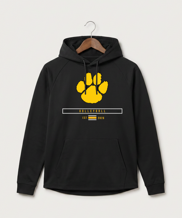 Plainview Elgin Millville H S Volleyball (Girls) - Black Hoodie - Full Front
