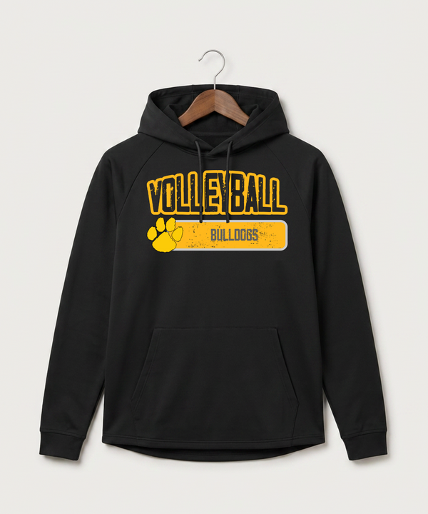 Plainview Elgin Millville H S Volleyball (Girls) - Black Hoodie - Full Front