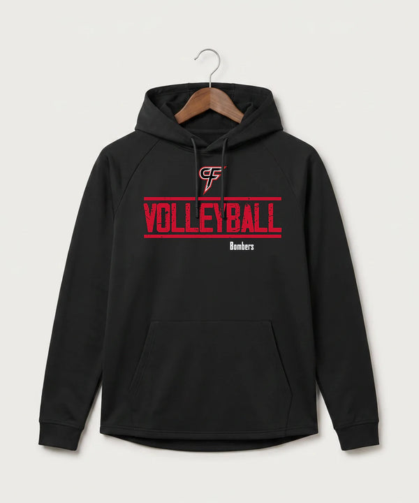 Cannon Falls High School Volleyball (Girls) - Black Hoodie - Full Front
