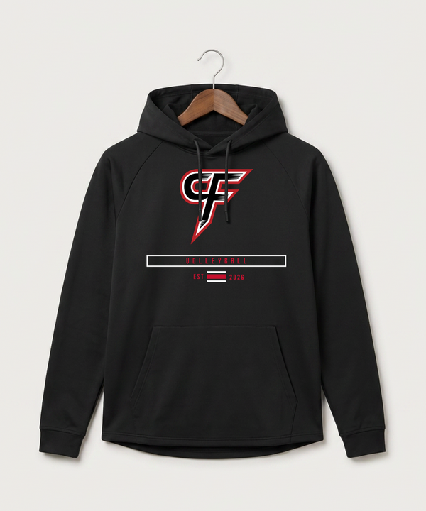 Cannon Falls High School Volleyball (Girls) - Black Hoodie - Full Front