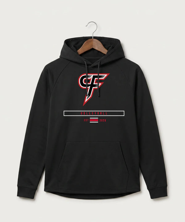 Cannon Falls High School Volleyball (Girls) - Black Hoodie - Full Front