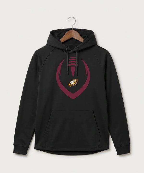 Dover-Eyota High School Football (Boys) - Black Hoodie - Full Front