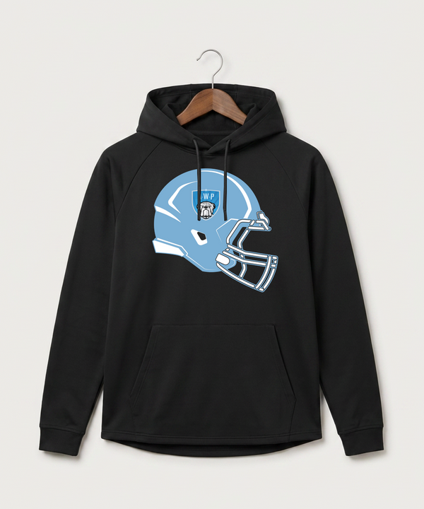 Janesville Waldorf Pemberton Football (Boys) - Black Hoodie - Full Front