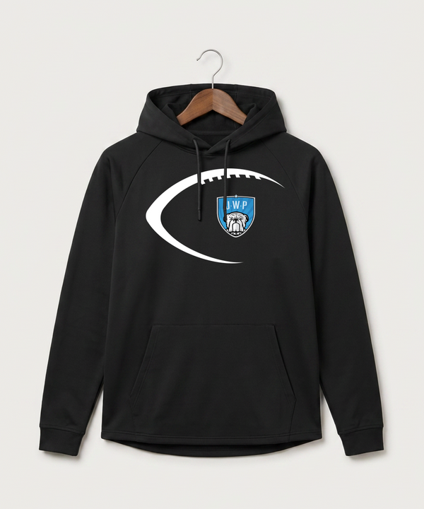 Janesville Waldorf Pemberton Football (Boys) - Black Hoodie - Full Front