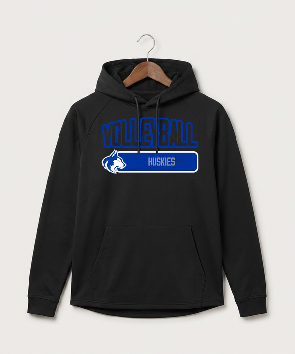 Owatonna High School Volleyball (Girls) - Black Hoodie - Full Front
