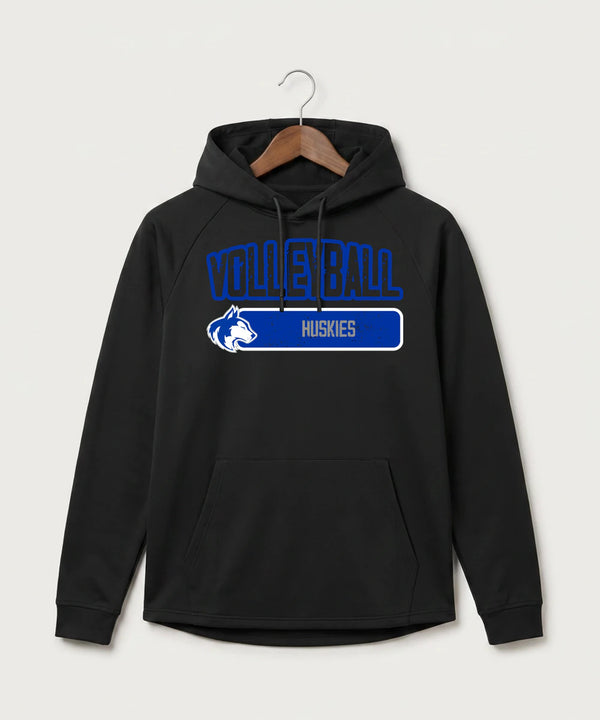 Owatonna High School Volleyball (Girls) - Black Hoodie - Full Front