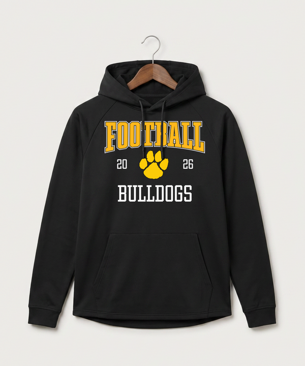 Plainview Elgin Millville H S Football (Boys) - Black Hoodie - Full Front