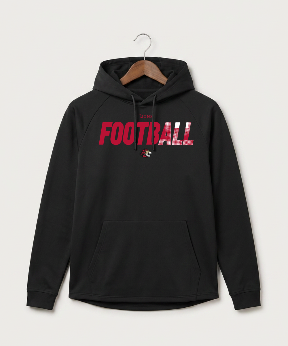 Spring Grove High School Football (Boys) - Black Hoodie - Full Front