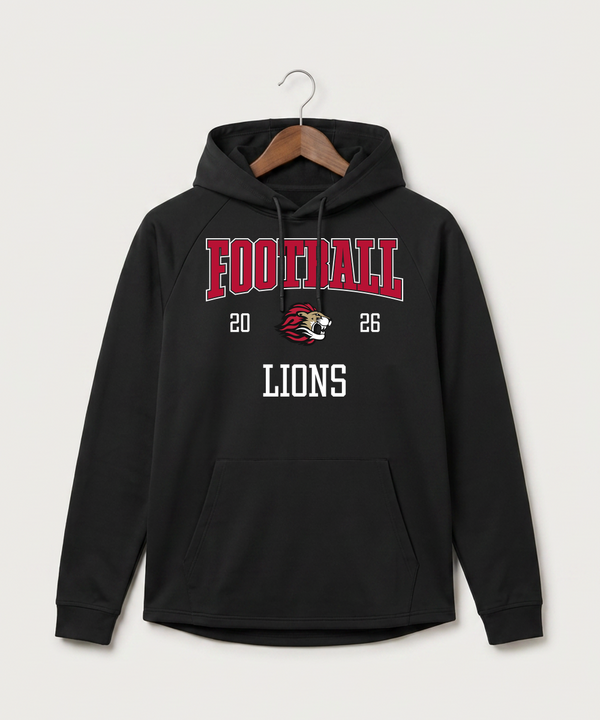 Spring Grove High School Football (Boys) - Black Hoodie - Full Front