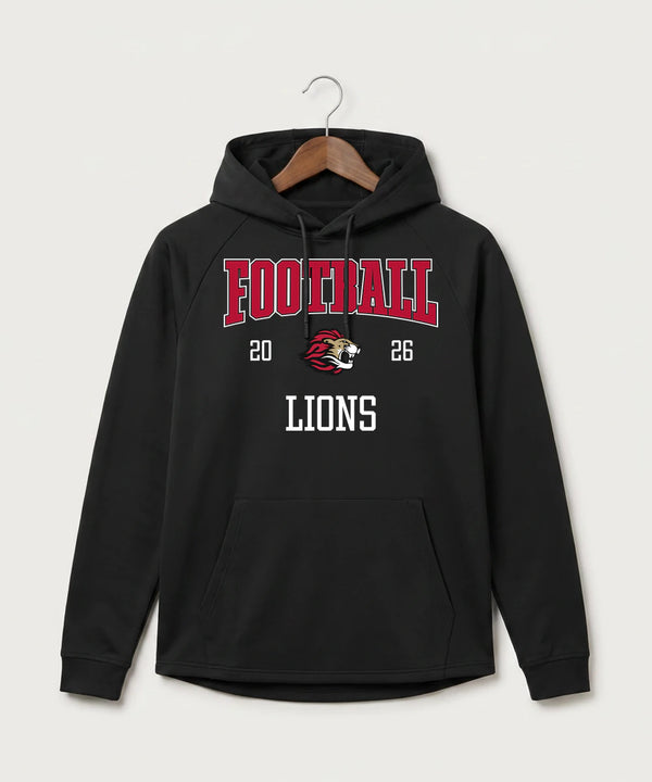 Spring Grove High School Football (Boys) - Black Hoodie - Full Front