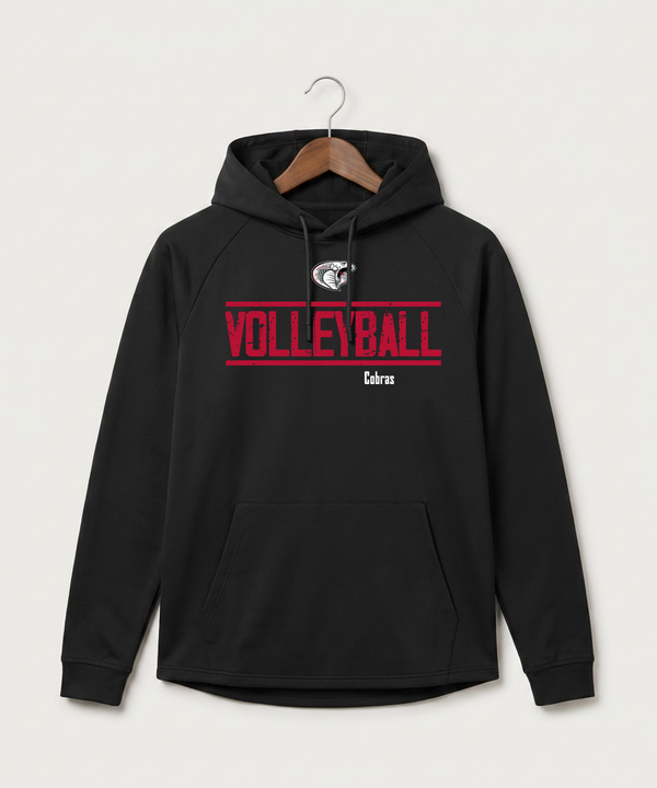 Triton High School Volleyball (Girls) - Black Hoodie - Full Front