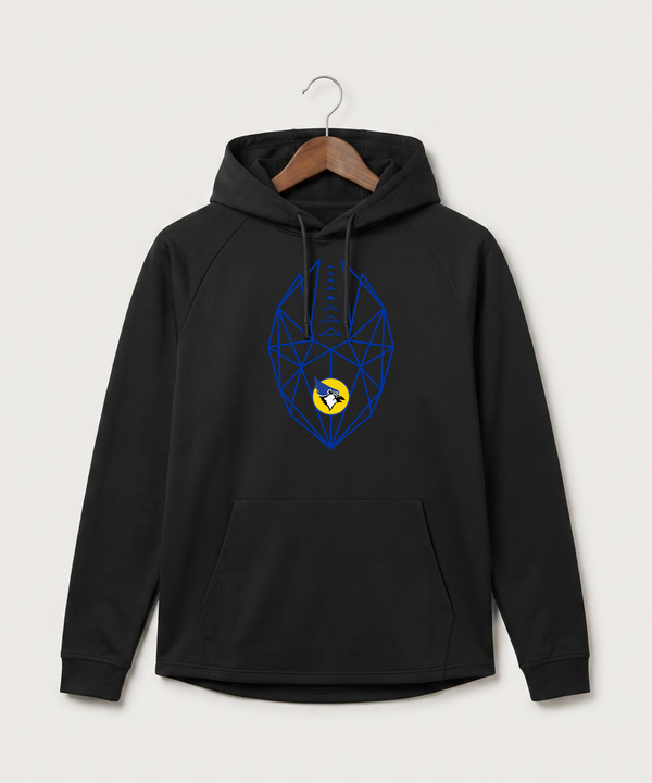 Waseca High School Football (Boys) - Black Hoodie - Full Front