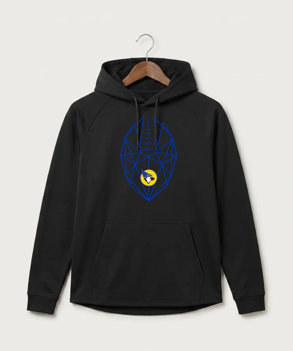 Waseca High School Football (Boys) - Black Hoodie - Full Front
