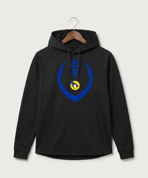 Waseca High School Football (Boys) - Black Hoodie - Full Front