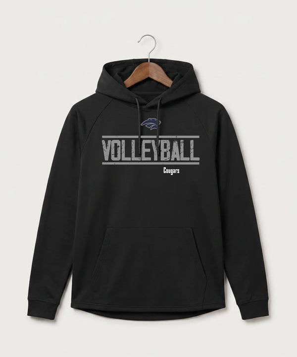 Zumbrota Mazeppa High School Volleyball (Girls) - Black Hoodie - Full Front