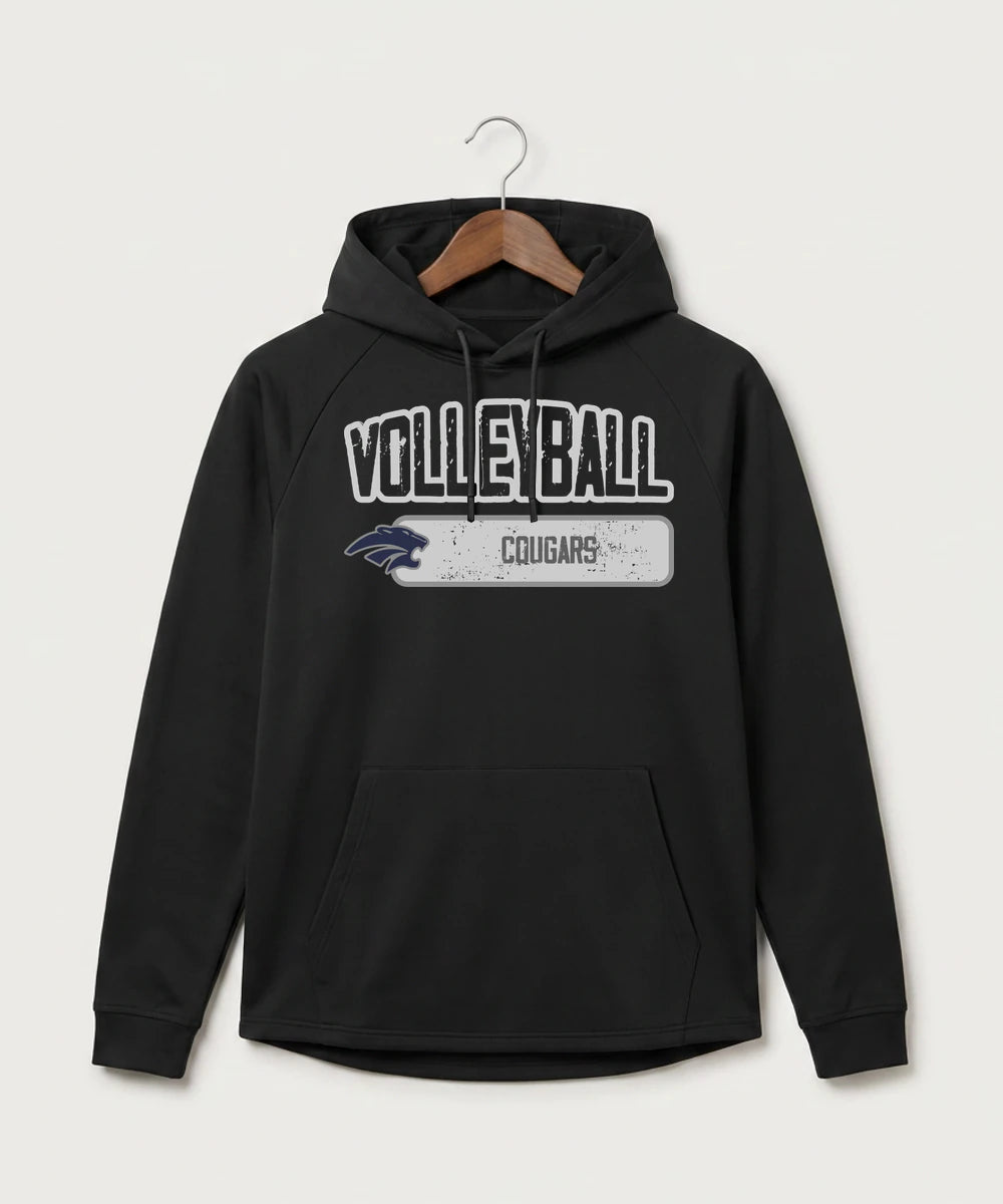 Zumbrota Mazeppa High School Volleyball (Girls) - Black Hoodie - Full Front