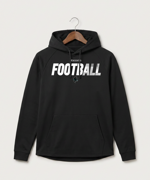 Alden-Conger-Glenville Emmons High School Football (Boys) - Black Hoodie - Full Front