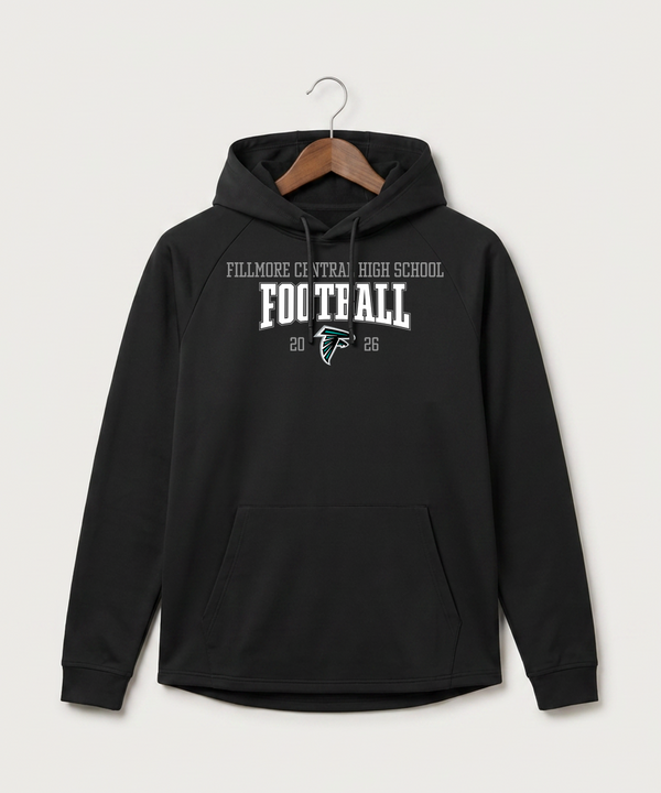 Fillmore Central High School Football (Boys) - Black Hoodie - Full Front