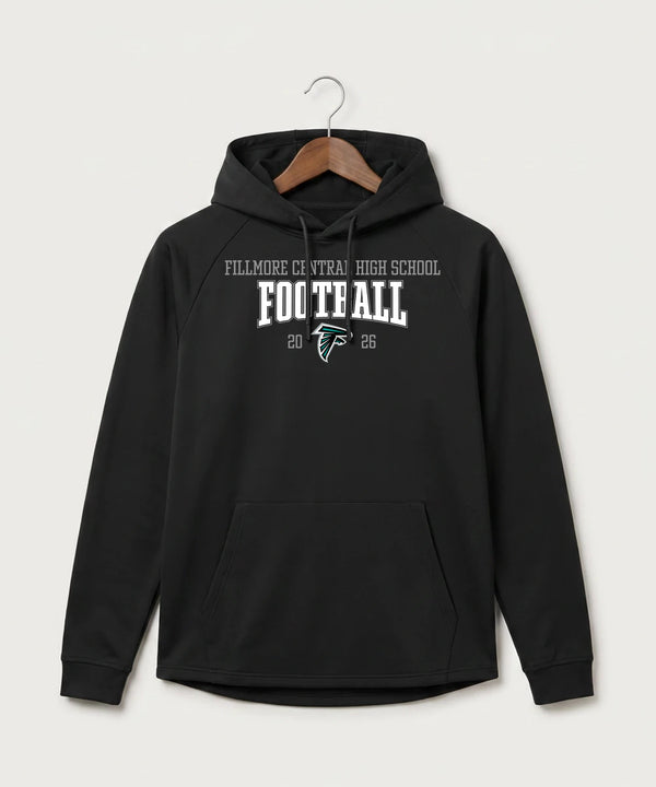 Fillmore Central High School Football (Boys) - Black Hoodie - Full Front